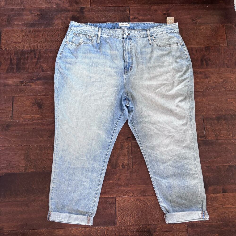 Madewell Women's 37 / 24  Light Wash‎ Denim Jeans Curvy Perfect Vintage Jean NEW